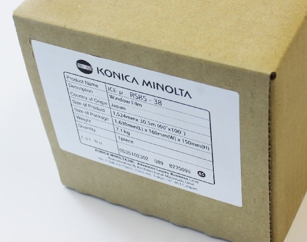 コニカミノルタ ICE-μ透明断熱89(89%) KONICA MINOLTA Ultra Nano Film 1.5ｍ幅 x 長さ1m単位切売  ※大型商品 同梱不可 沖縄代引き不可※ #RS8560C# - カーフィルム・スモークフィルムなどの窓ガラスフィルム通販はブレインテック